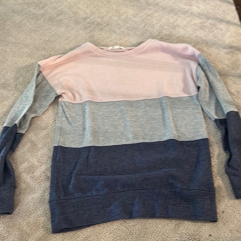 Walking On Sunshine- Striped Sweater